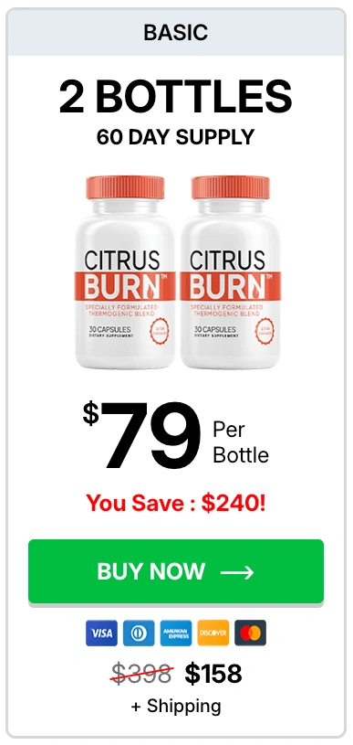 CitrusBurn 1-Bottle Price